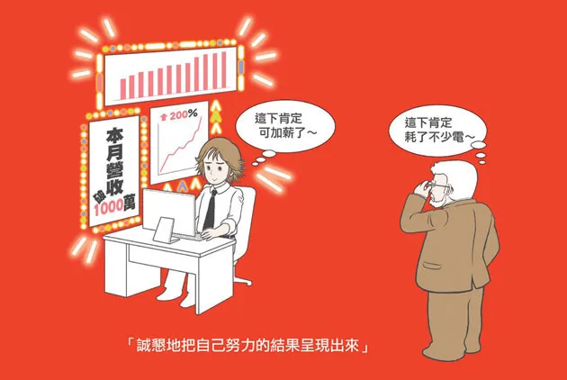 做任何事都要「看得見」