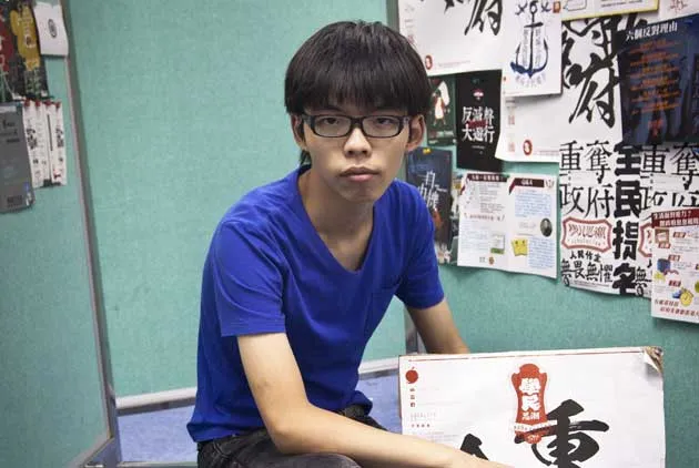 登上《時代》雜誌封面的18歲民運領袖