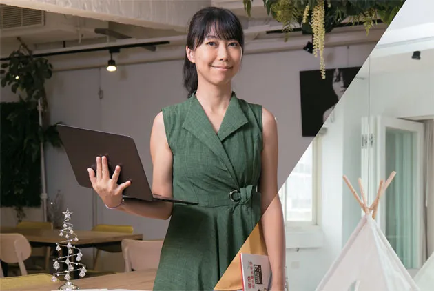 一手抱孩子、一手打電腦帶全職媽媽們一起拚