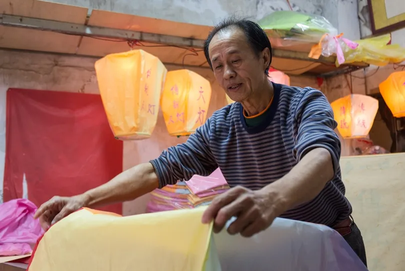 天燈師傅林國和
